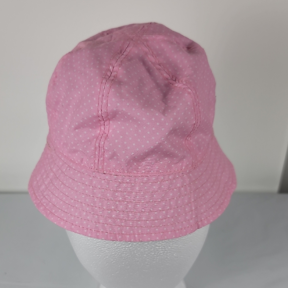 Pink Polka Dot Kids Bucket Hat